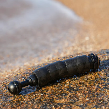 Fixable arm with cold shoe and hall head for underwater photography light mount and angle adjustment