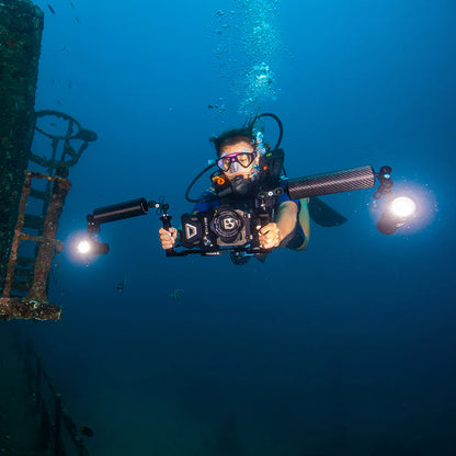 DIVEVOLK SL120 underwater video light 12000 lumens for Underwater Photography and Video