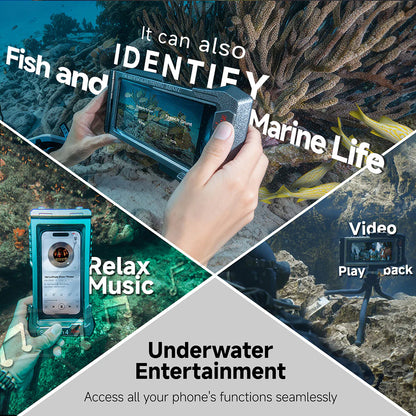 DIVEVOLK SeaTouch 4 Max Platinum Underwater Touchscreen Housing for Smartphone