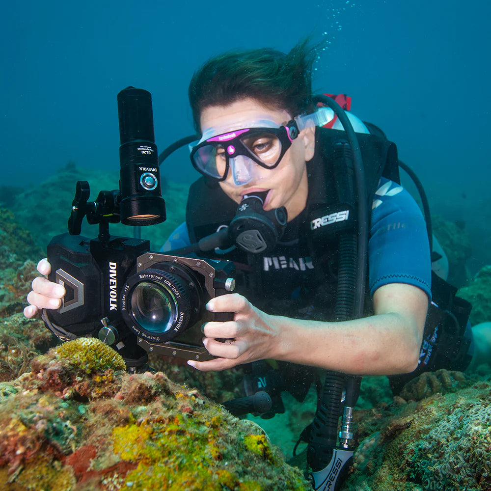Divevolk Seatouch 4 Max Plus 67mm adapters arm for underwater photography