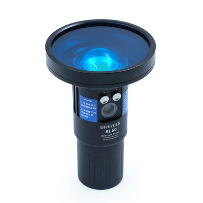 Ambient blue light filter for SL50/SL120 professional underwater video light